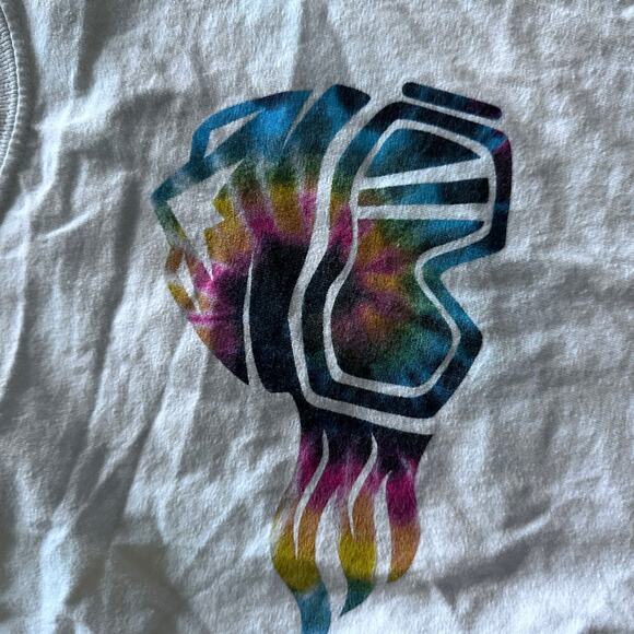 Ski Like a Girl Tie Dye Long Sleeve Tee - Size Small - Picture 3 of 4